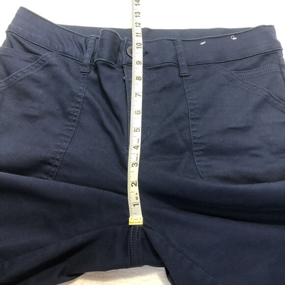 Khakis & Company Capri Pants Womens Navy Blue Size 8 Stretch - Picture 10 of 12